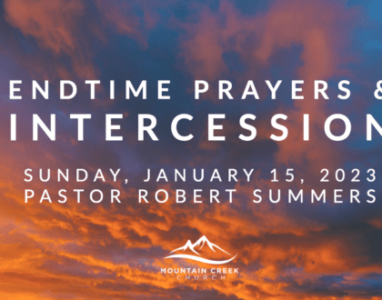ENDTIME PRAYERS AND INTERCESSION